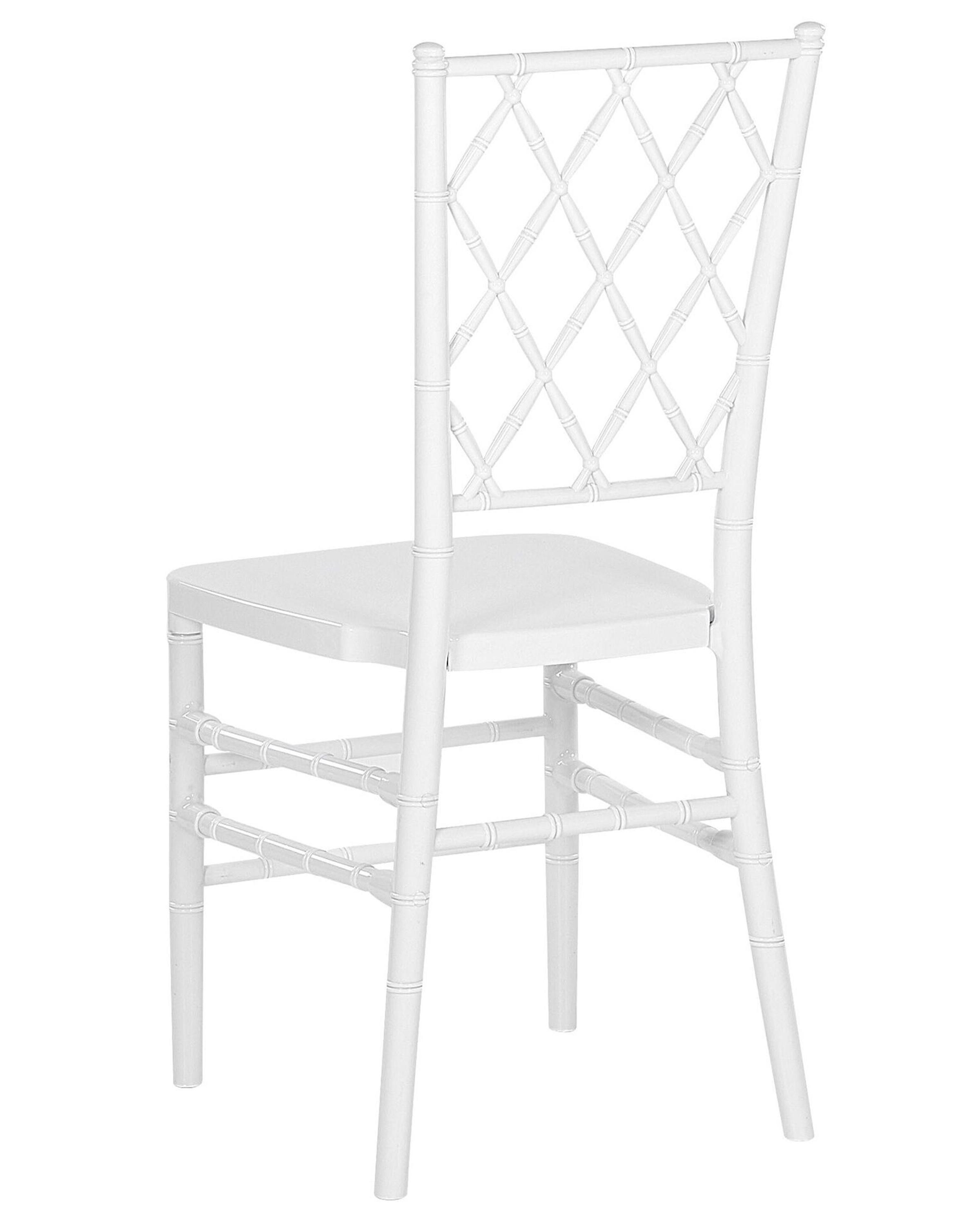 Set van 2 eetkamerstoelen CLARION Wit