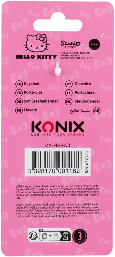 Konix Hello Kitty nøglering (unicorn)
