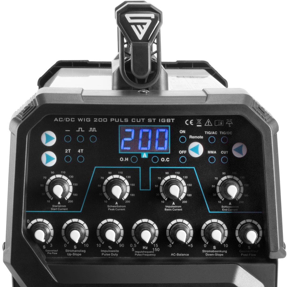 STAHLWERK AC/DC TIG lasapparaat, 200 pulsen, met plasma ST CUT functie, 200 A
