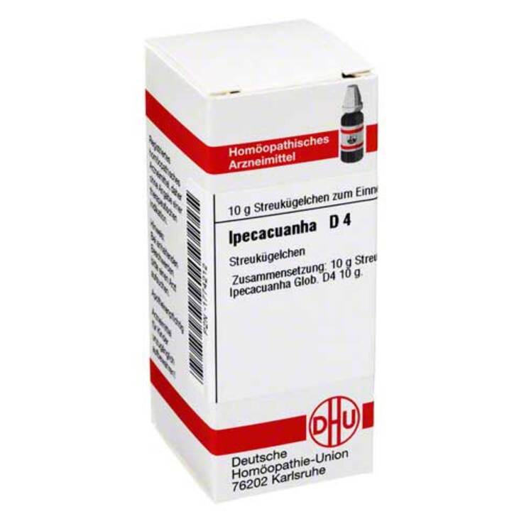DHU Ipecacuanha D 4 Globuli, 10 g