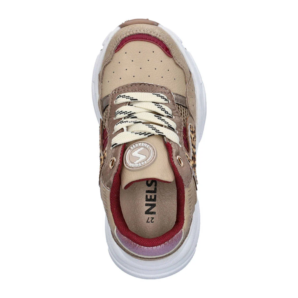 Nelson Kids chunky sneakers beige multi