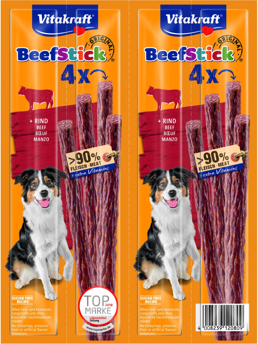 Vitakraft kauwstick Beef Stick rund 4 stuks