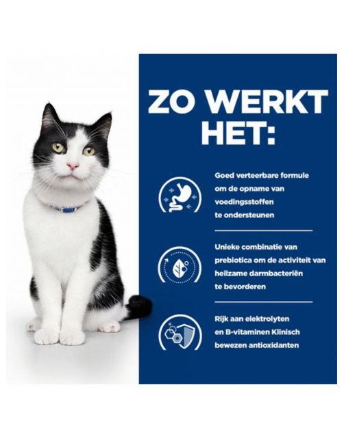 Hill's Prescription Diet I\/D Digestive Care Maaltijdzakjes - Kattenvoer - Zalm 12x85 g