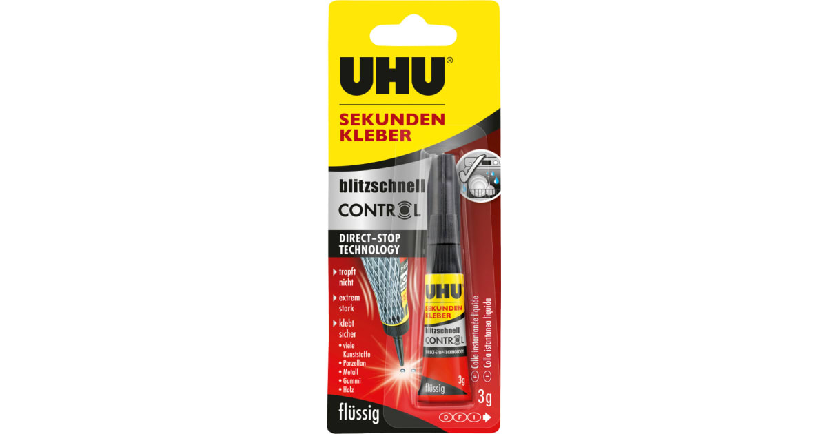 UHU Sekundenkleber Control