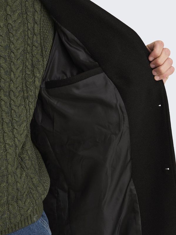 Onsworf - Jas - Hoge Hals - Lang - Polyester Voering - Tussenjassen