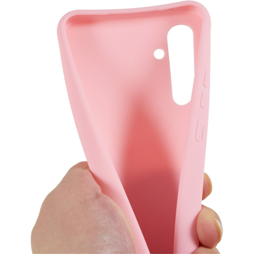Samsung Galaxy A55 Necklace Gummi Case Hülle   Handykette (150cm) - Pink