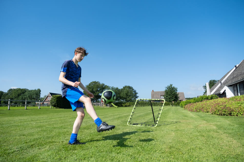EXIT Tempo Multisport Rebounder 120x120cm - grün/schwarz