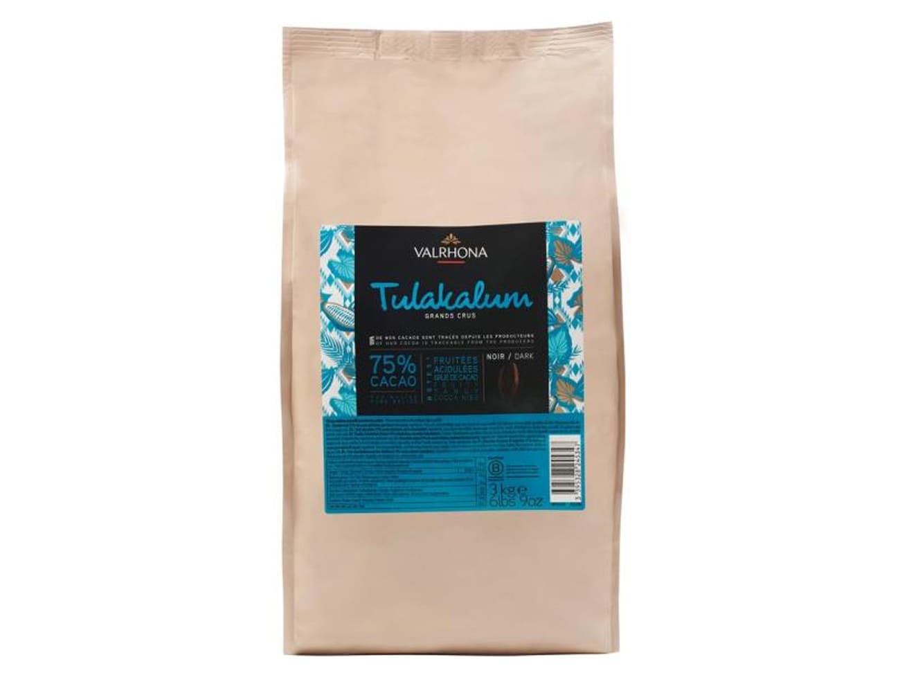 Chocolat noir Tulakalum 75% - 3 kg - Valrhona
