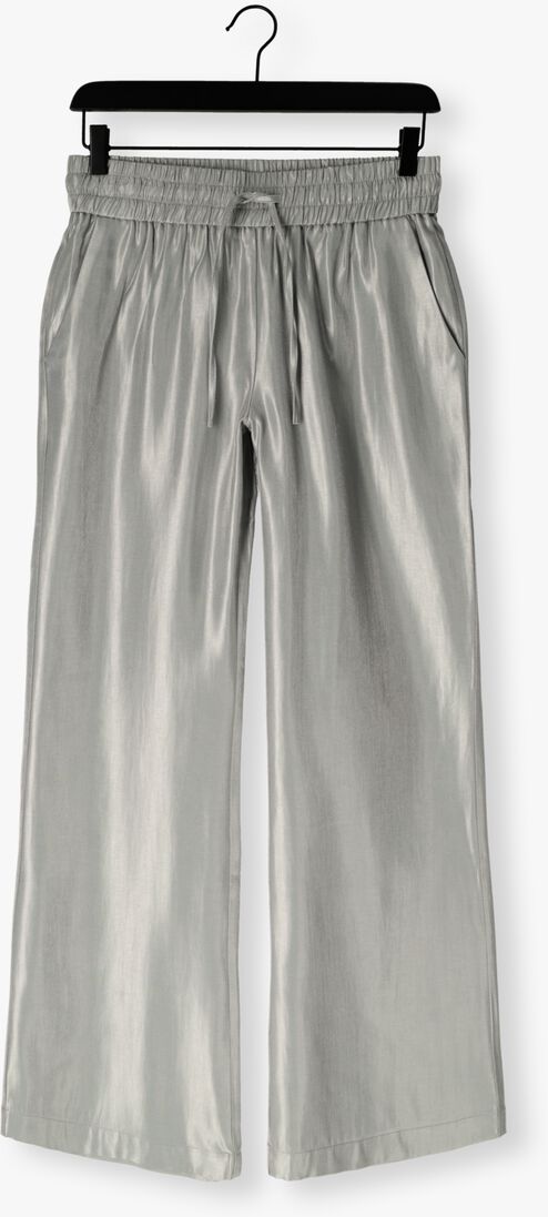 grijze aimee the label wijde broek faith trouser