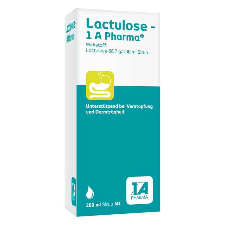 Lactulose 1A Pharma Sirup, 200 ml