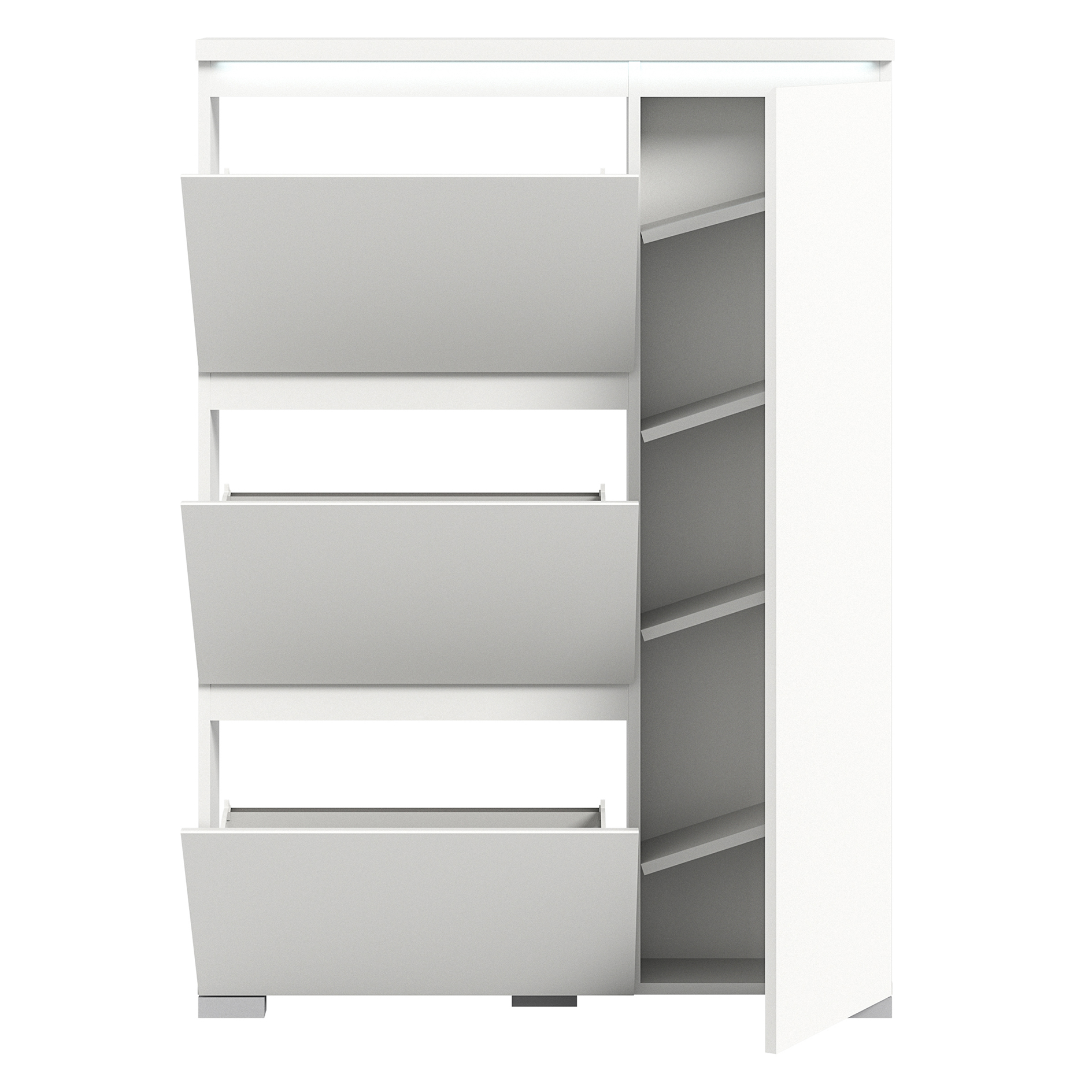 Schuhschrank SHOELOVE - weiß - 95 cm