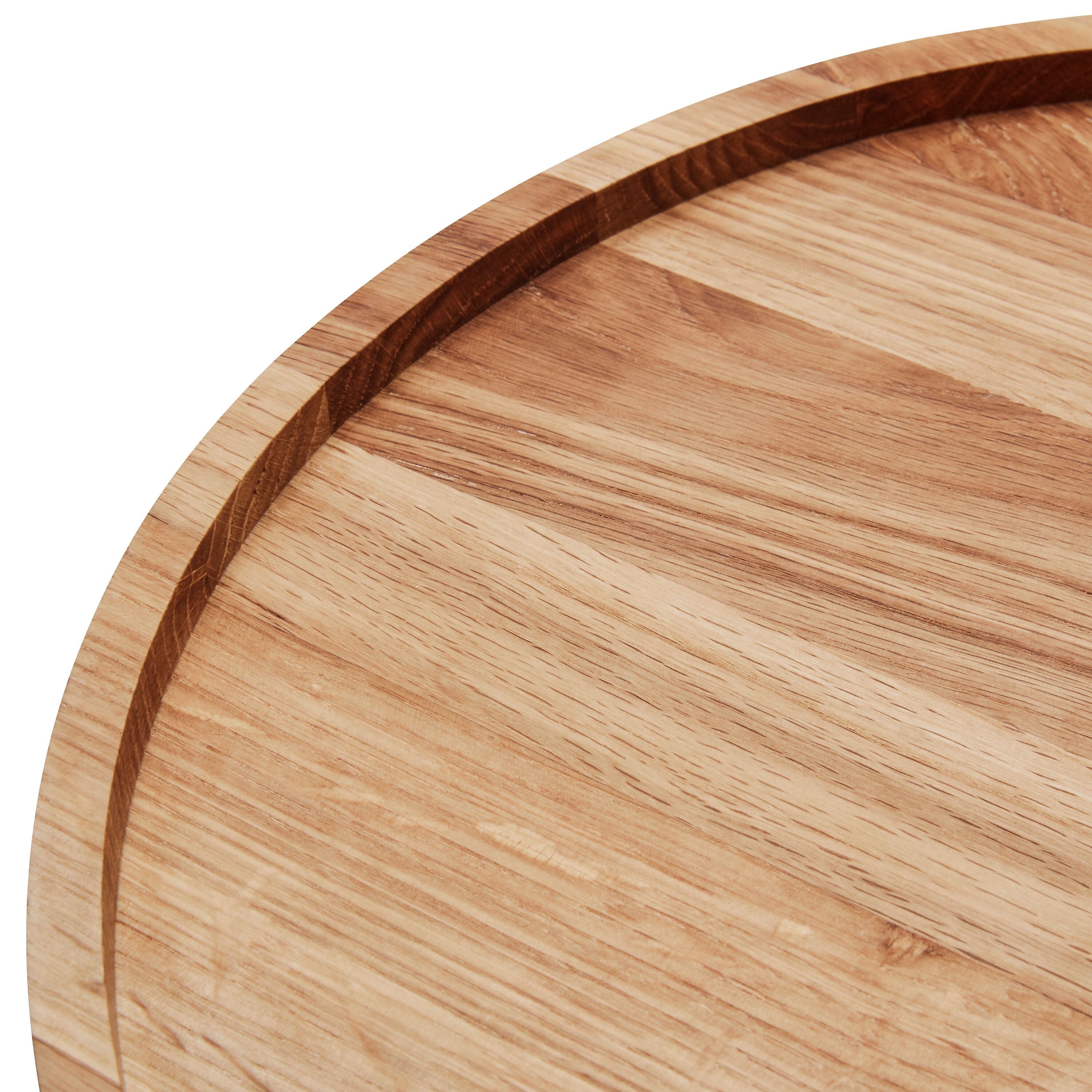 WOOD Platte Deko Platte - Natur / H: 2.5 cm