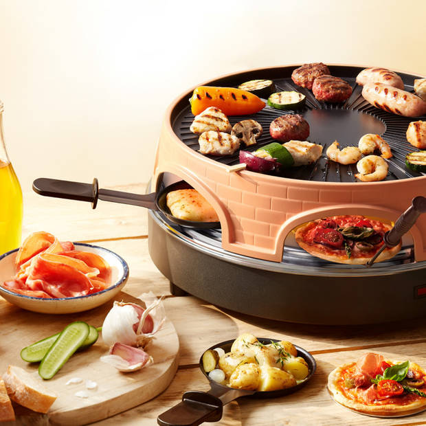 Emerio PO-113255 Pizzarette 3in1 - 6 personen
