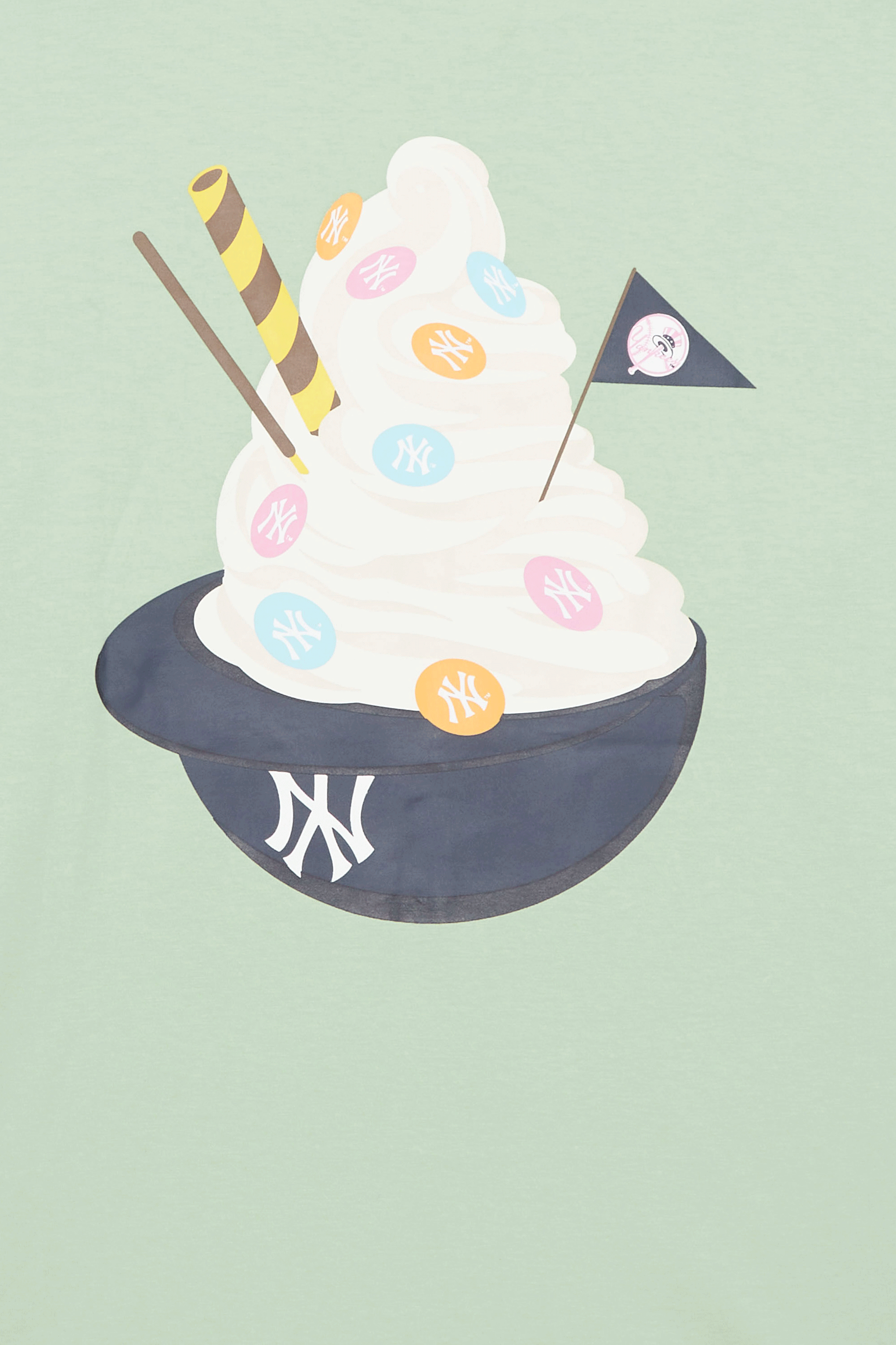 NEW ERA t-shirt MLB ICECREAM OS T Vert