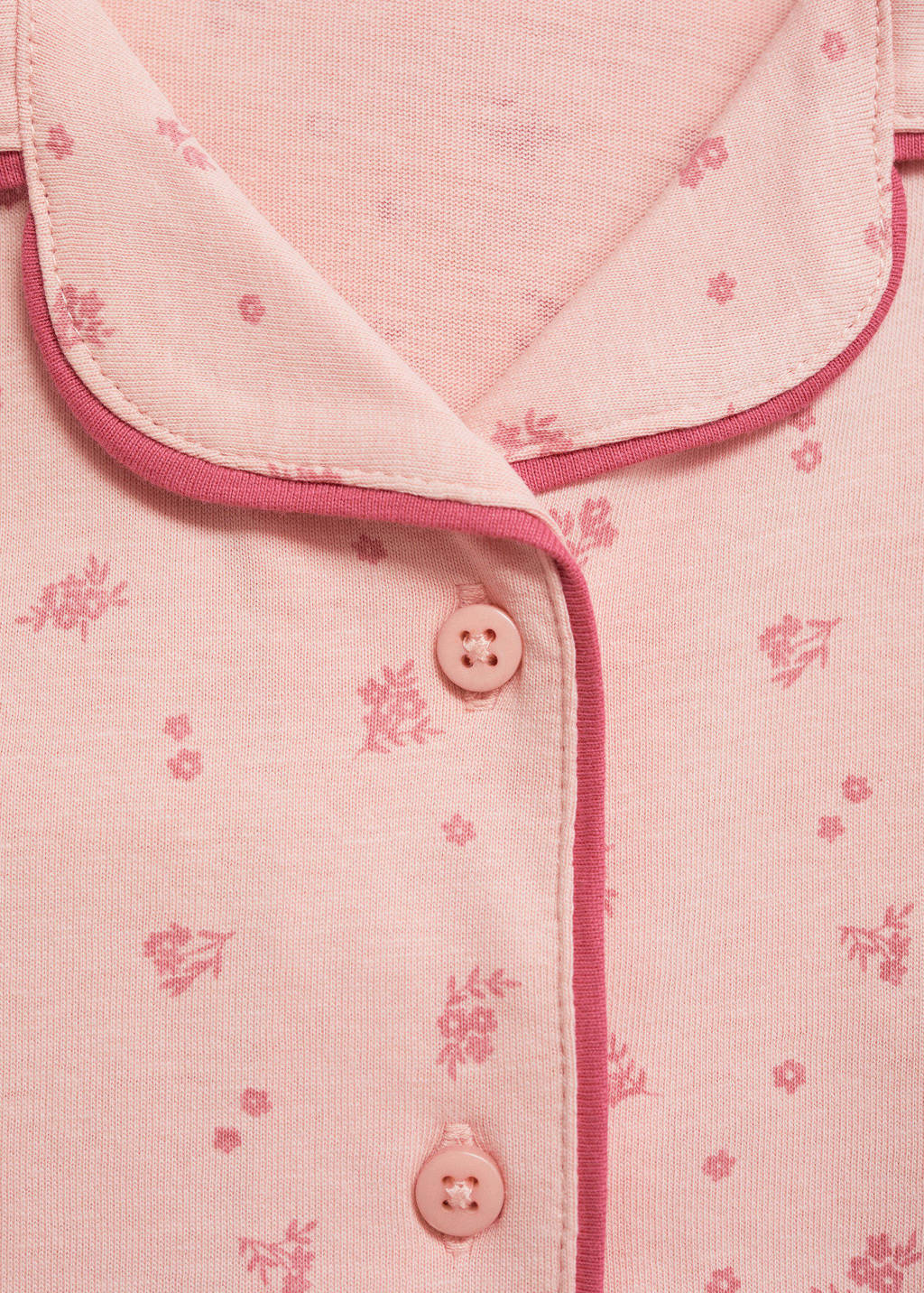 Mango Kids pyjama met all over print zalmroze