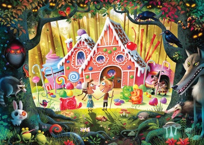 Ravensburger Hansel and Gretel Beware Puslespill 1000 Brikker