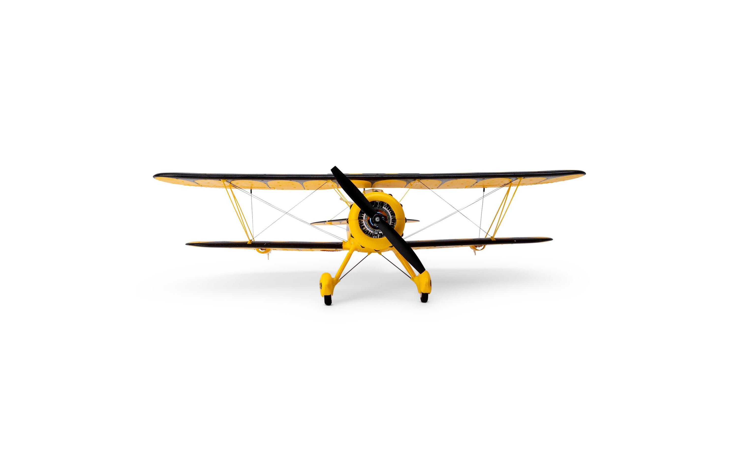 Doppeldecker UMX WACO 550 mm Gelb, BNF Basic<br>UMX Scale Doppeldecker mit Brushless Antrieb und Spektrum Technik