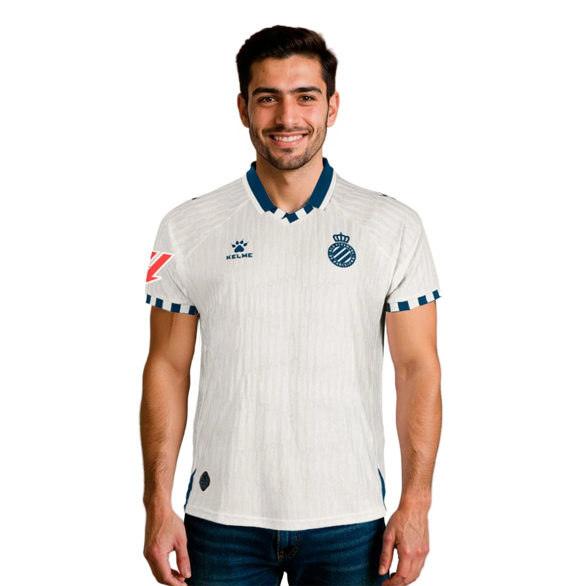 Camisola Kelme RCD Espanyol Segundo Equipamento 2025-2026