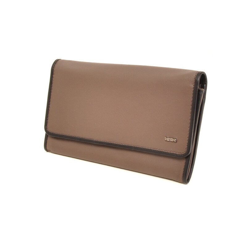 Berba Soft Damesportemonnee Taupe – Black