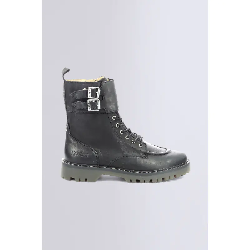DECKRANGER NOIR BOTTINES Cuir Femme