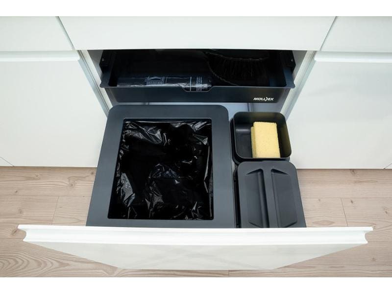 Müllex Abfalleimer BOXX 55/60-R Bio Organisierte Abfall Entsorgung