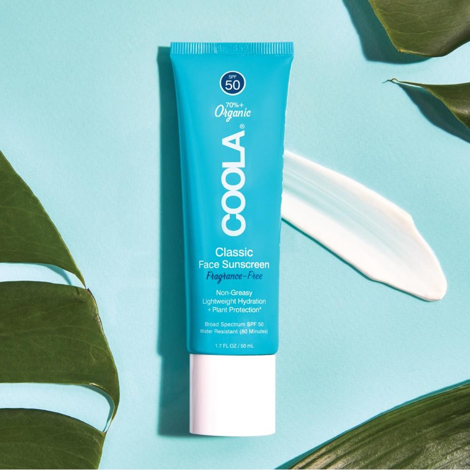 Coola - Classic Ansigts Lotion Solcreme White Tea SPF 50 50 ml - Solcreme