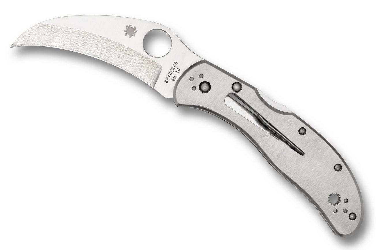Spyderco Harpy C08P Stainless Steel, Plain Edge zakmes
