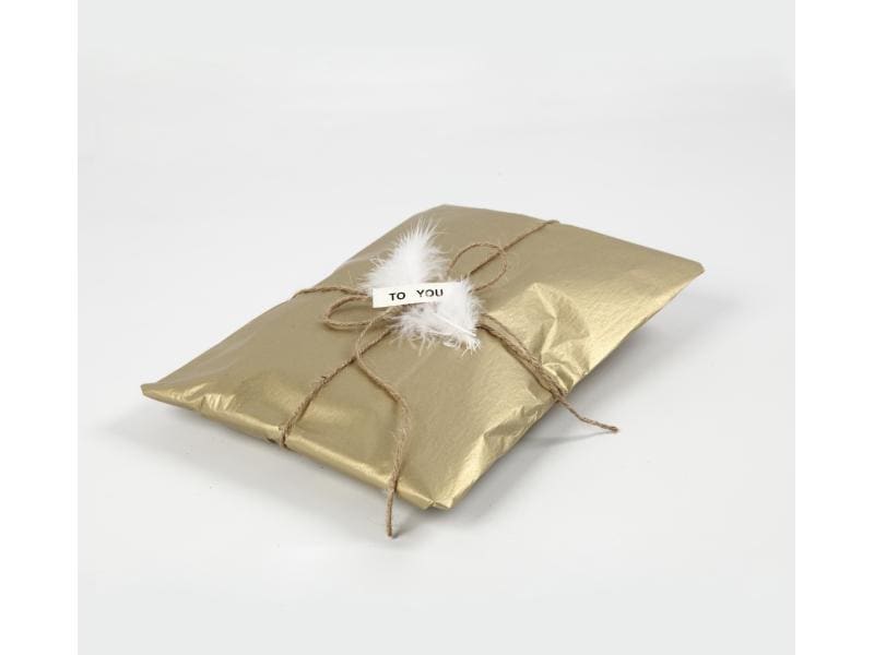 Creativ Company Seidenpapier 50 x 70 cm, 25 Blatt, Gold Seidenpapier in Gold