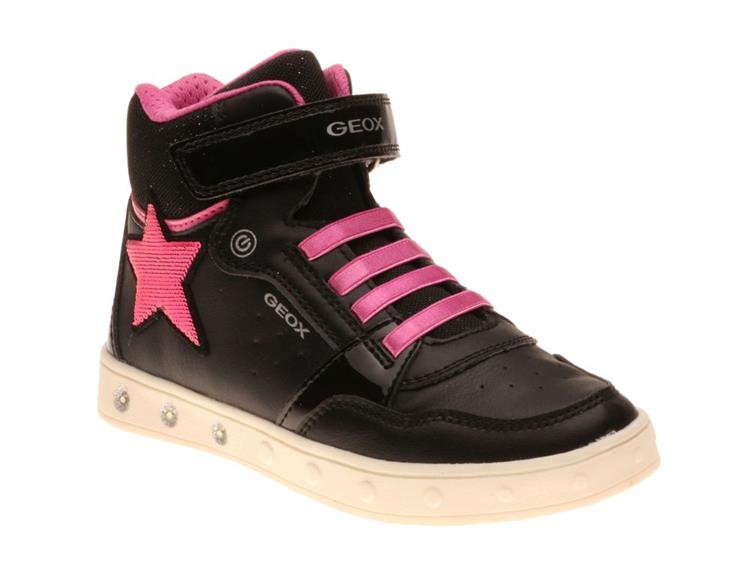 Geox J268WA-05402 Black/Fuchsia