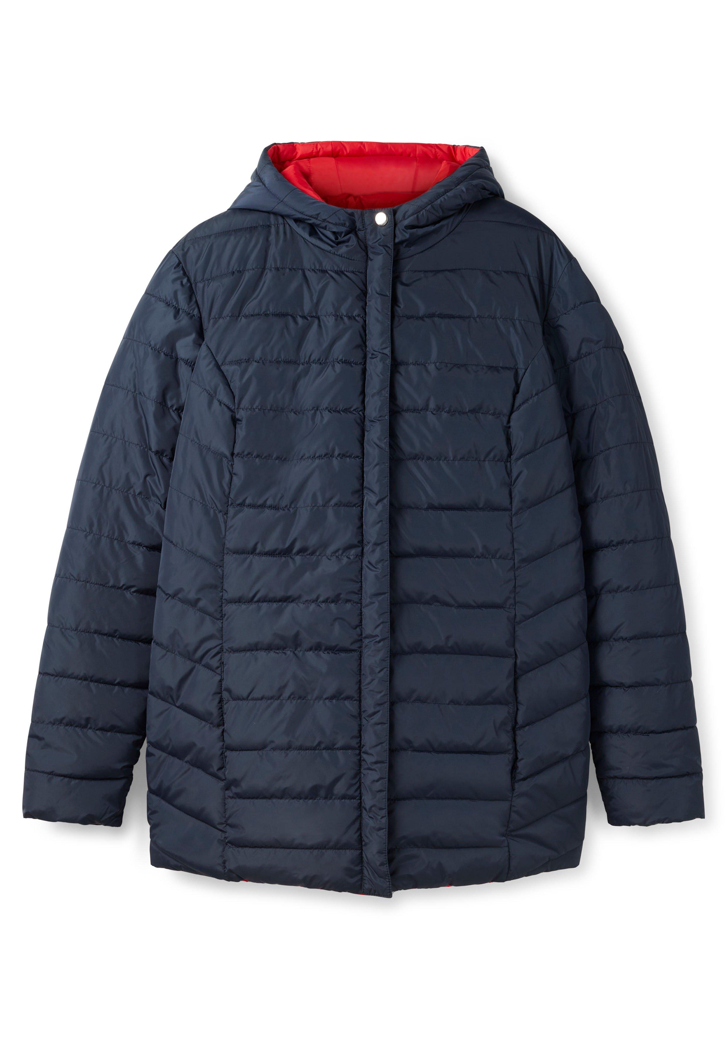 Wendejacke mit Kapuze, beidseitig tragbar
