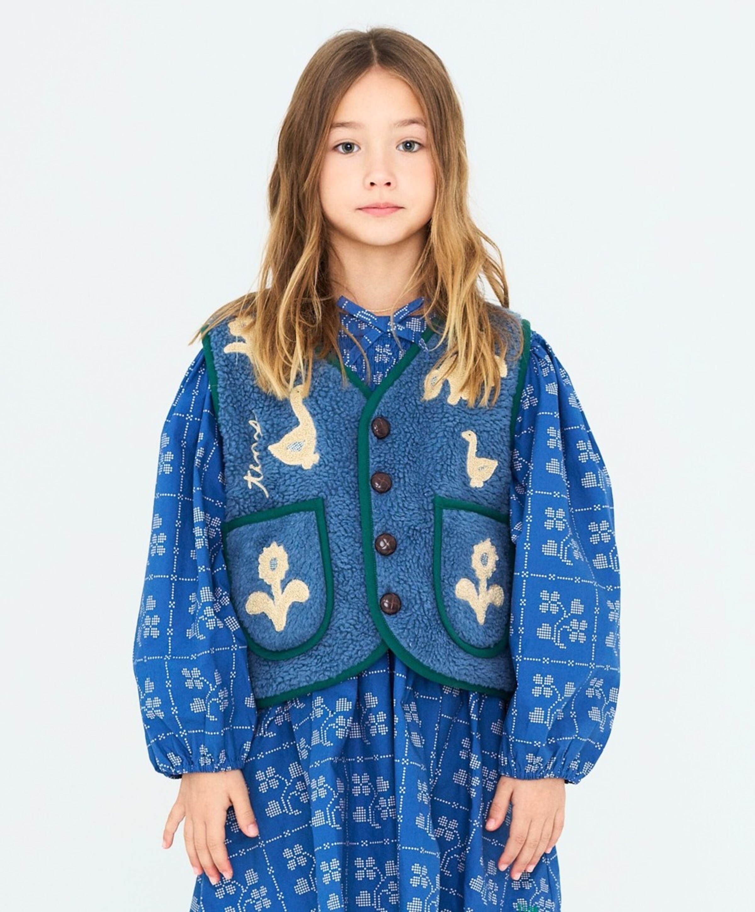 TINYCOTTONS Uniseks gilet  blauw