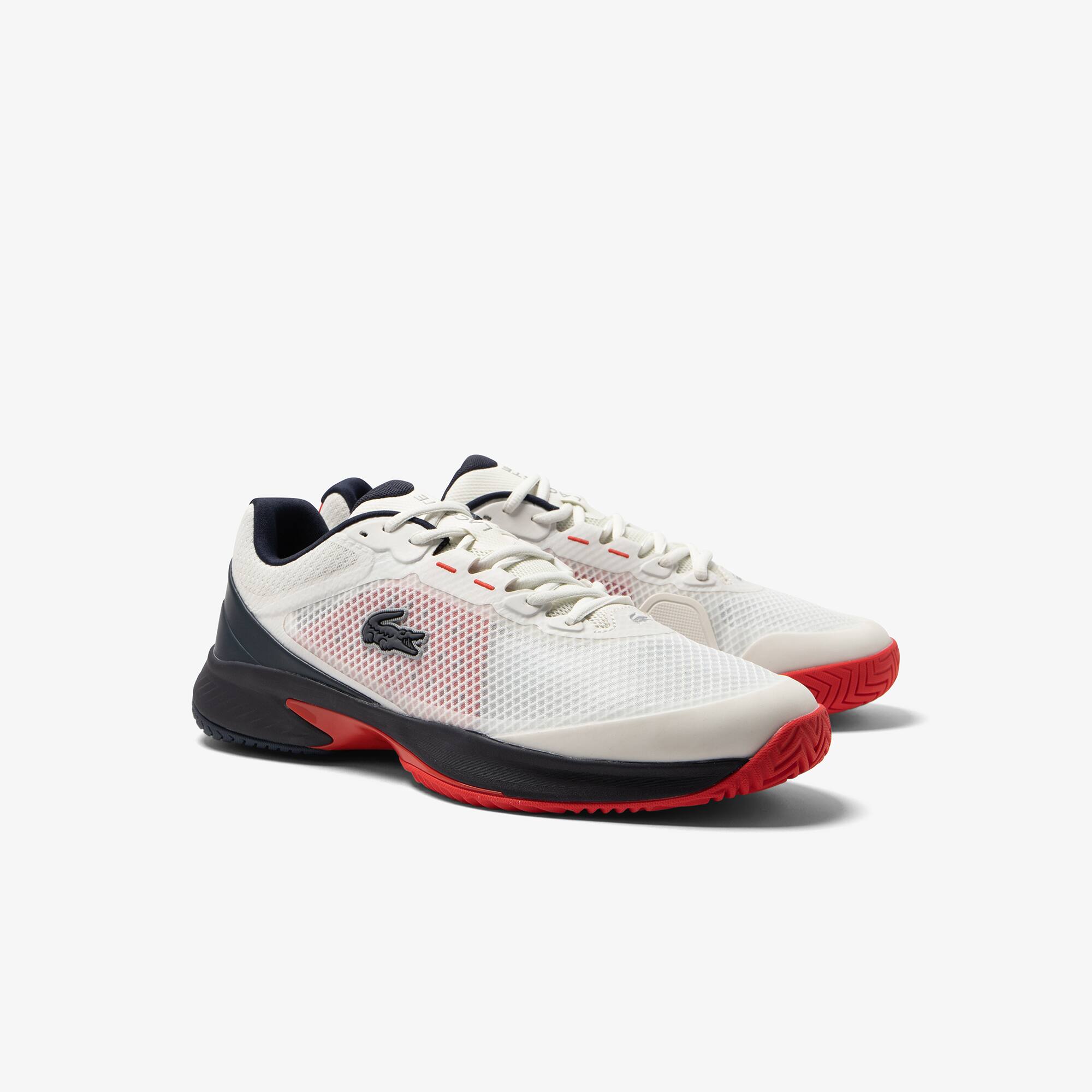 Chaussures de tennis Tech Point homme Lacoste en textile Performance - Blanc - Lacoste - Homme