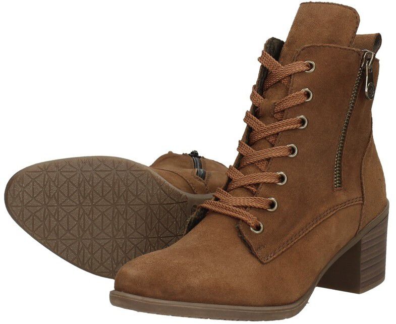 Rieker Veterschoenen Hak donkerbruin