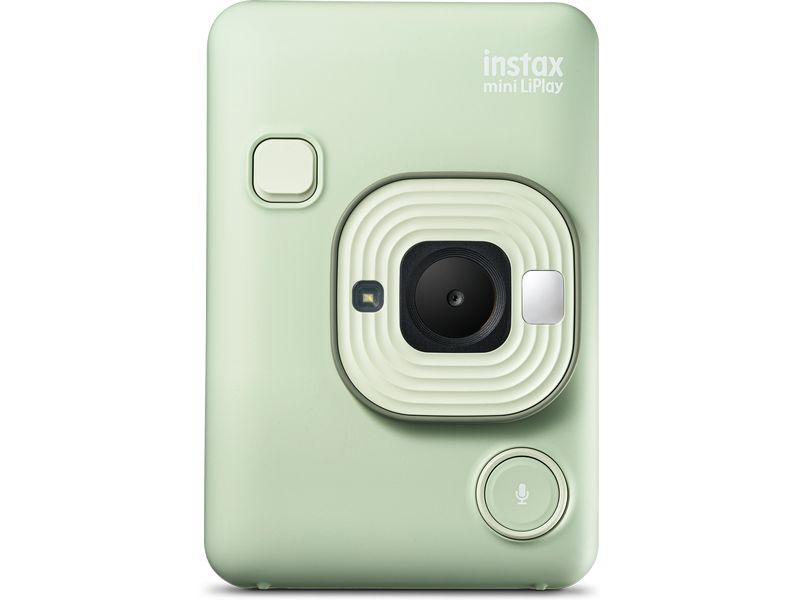 Fujifilm Fotokamera Instax Mini LiPlay Grün Hybrid-Sofortbildkamera