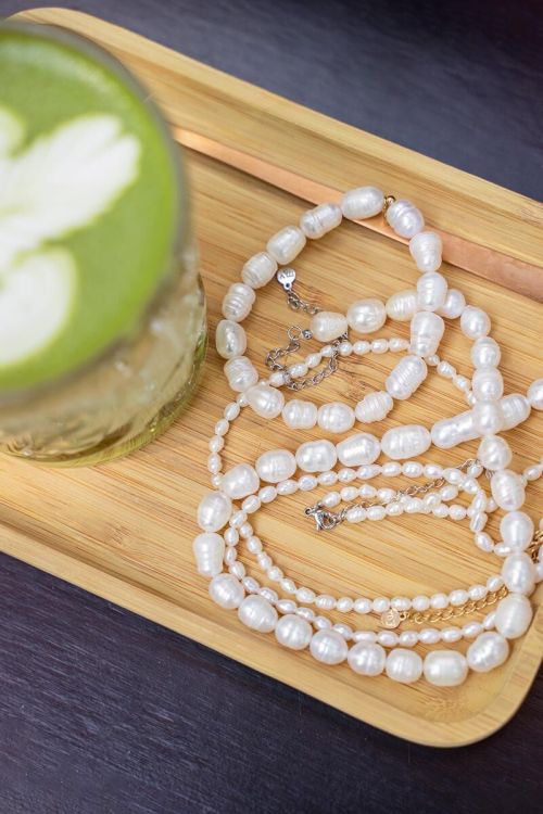 Ketting met grote parels