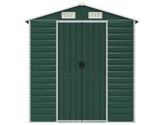 VIDAXL - Abri de jardin vert 191x980x198 cm acier galvanisé