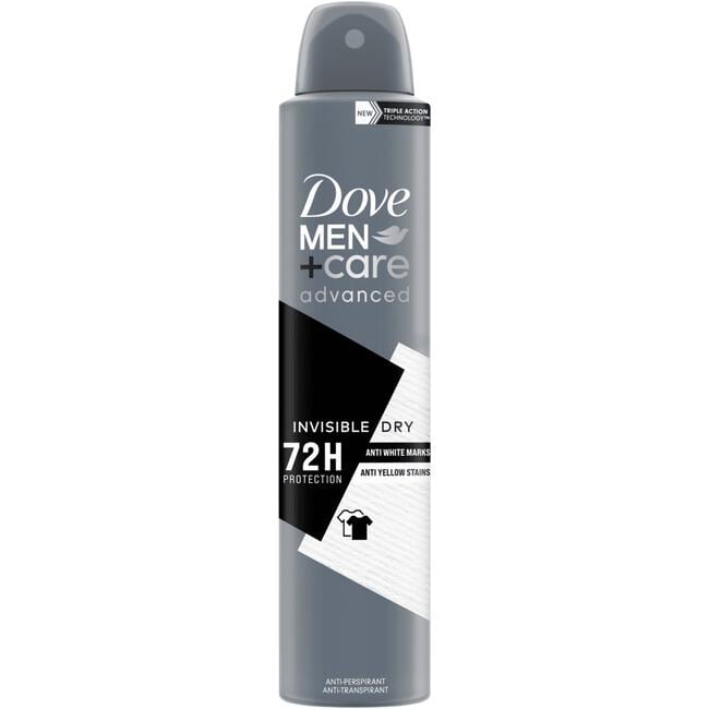 Dove Men+Care Advanced Invisible Dry Anti-Transpirant Deodorant Spray 200 ML