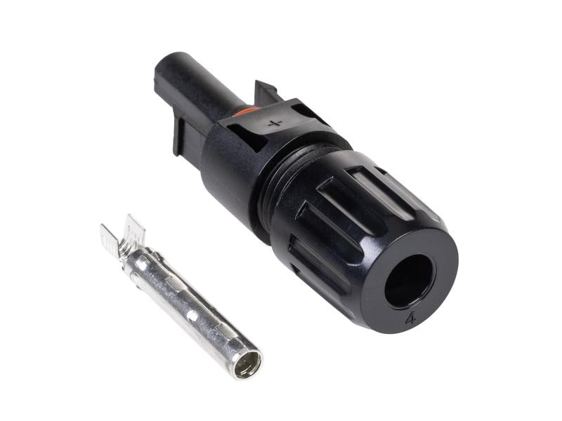 FURBER.power Steckverbinder Stecker und Buchse FC4, 1 Set Werkzeug zum Öffnen der Stecker (MC4 kompatibel)