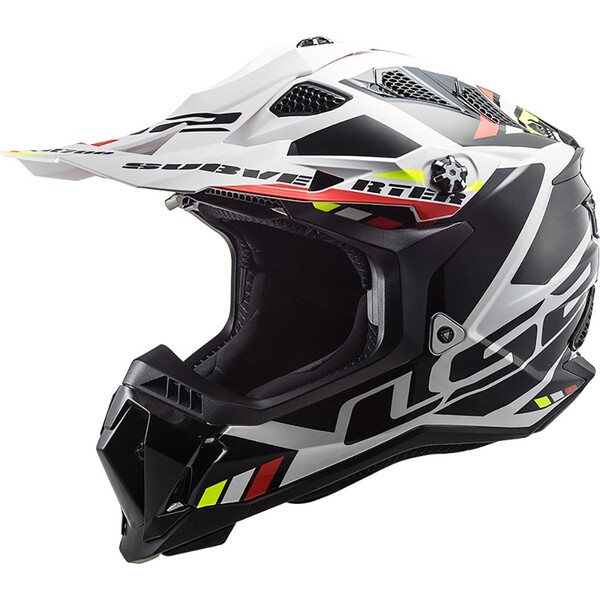 LS2 - Casque MX700 Subverter Evo II Stomp Noir / Blanc / Brillant