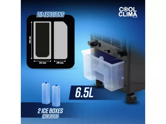 Rafraichisseur d'air 80W - 6.5L - Cool Clima