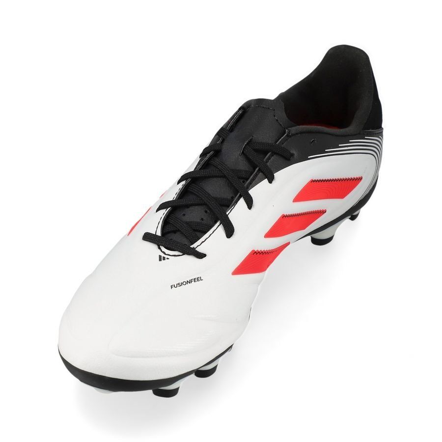 adidas Copa Pure League III MG Pure Victory - Blanc/Lucid Red/Noir Enfant