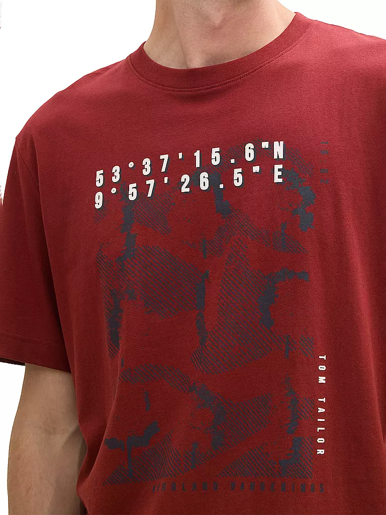 TOM TAILOR T-Shirt rot