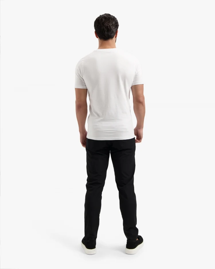 Malelions Signature T-Shirt 3-Pack Heren Wit/Wit/Wit