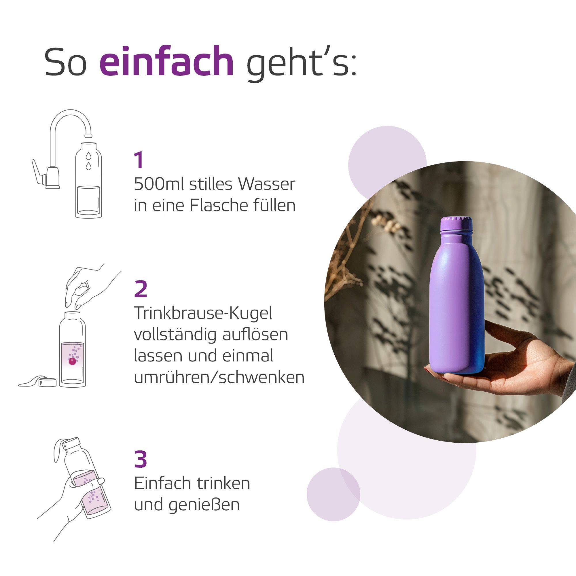FEMAVIVA® Trinkbrause-Kugeln