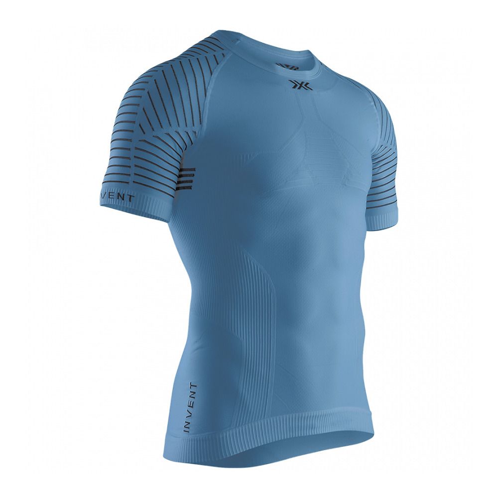 X-Bionic INVENT 4.0 - Sous-couche Homme bluestone/anthracite