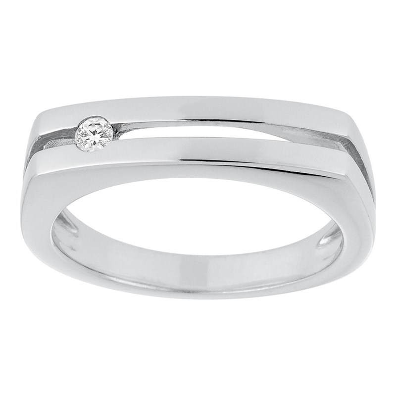 Bague femme - Oxyde de zirconium - Argent 925