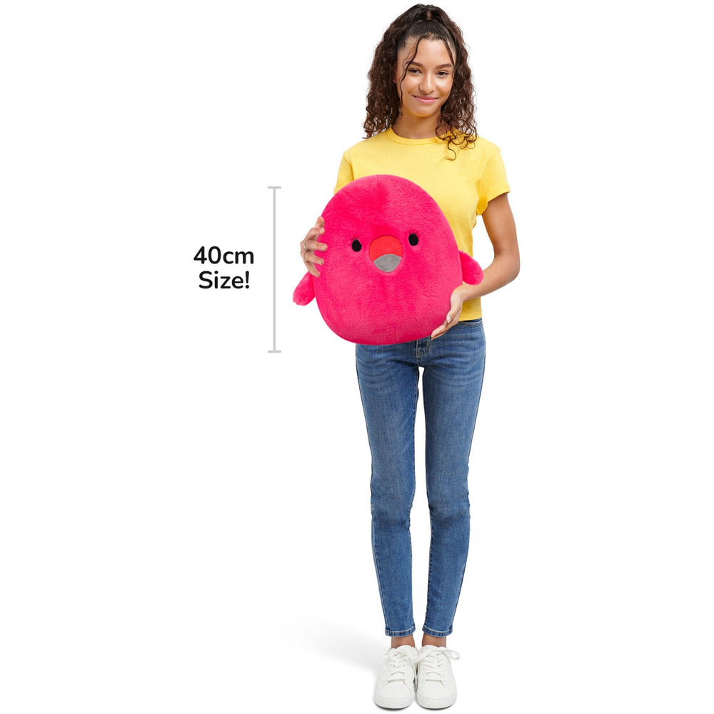 Køb Squishmallows Fuzz A Mallows Cookie Flamingo 40 Cm