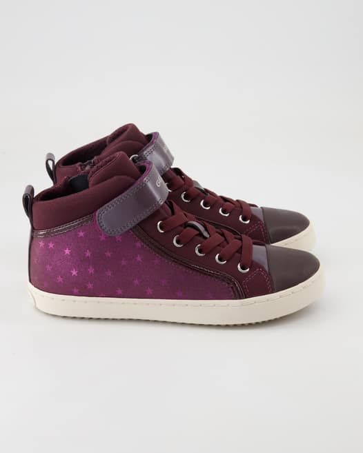 Geox Kalispera Girl Sneaker in Bordeaux