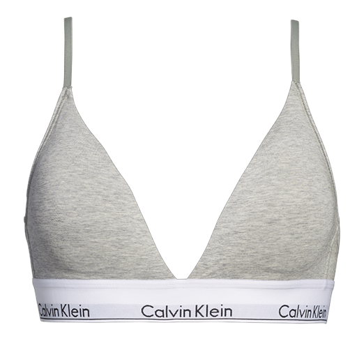 Calvin Klein Modern Cotton Triangle BH, Grey Heather, XS