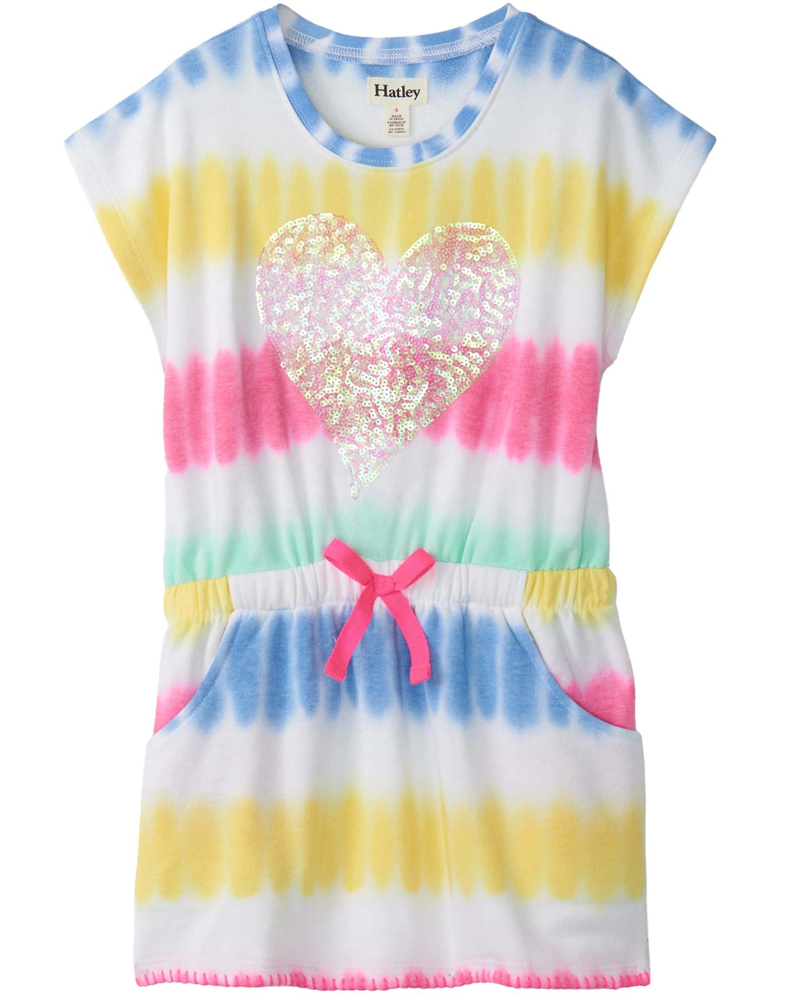 Kleid SUNSET TIE DYE ärmellos in bunt